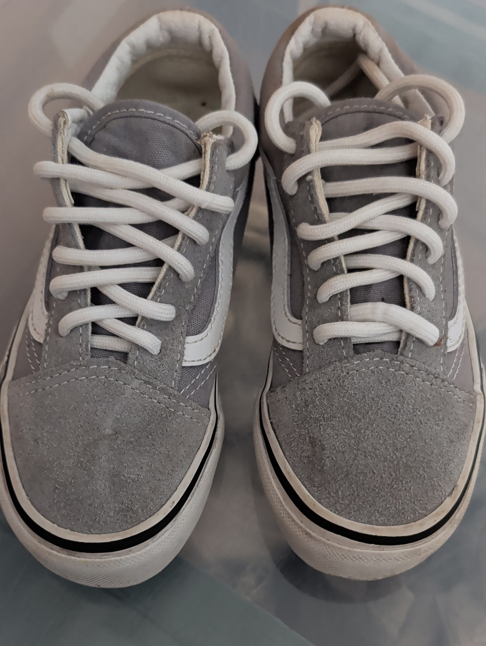 Vans Old Skool Gray Suede Skate Sneakers